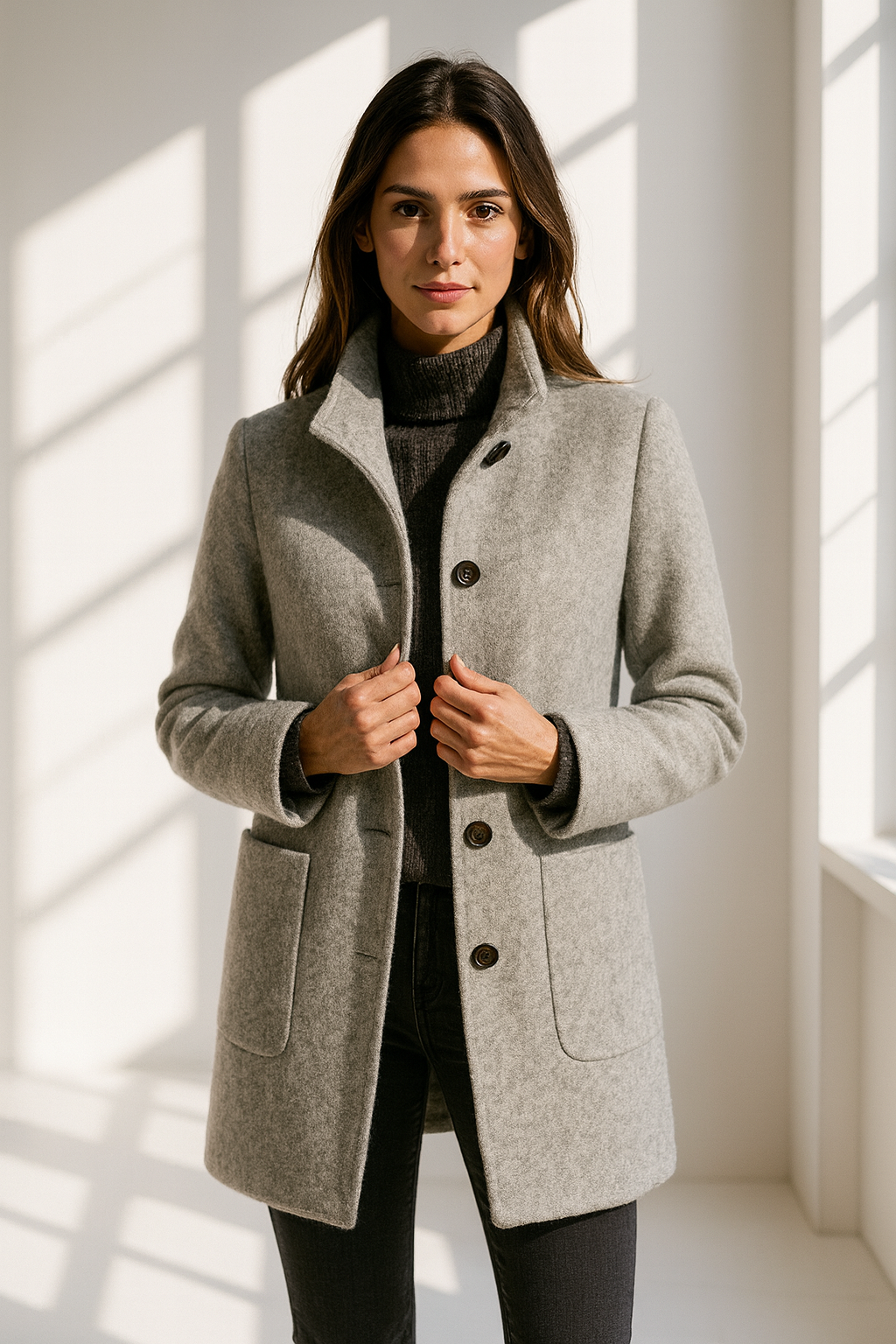 Victoria | Comfortable women’s jacket with high collar